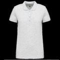 Polo piqué de manga corta de mujer Ash Heather 3XL