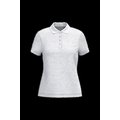 Polo piqué de manga corta de mujer Ash Heather S