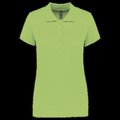 Polo piqué de manga corta de mujer Lime XS