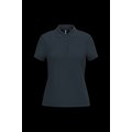 Polo piqué de manga corta de mujer Navy 3Xl
