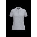 Polo piqué de manga corta de mujer Oxford Grey M