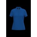 Polo piqué de manga corta de mujer Royal Blue M