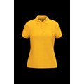 Polo piqué de manga corta de mujer Yellow Xxl