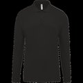 Polo piqué manga larga 100% algodón Black 4Xl