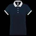 Polo piqué mujer Sporty Navy / White L