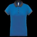 Polo piqué mujer Sporty Royal Blue / Sporty Grey Xl