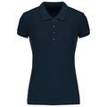 Polo piqué orgánico mujer ajustado Navy M