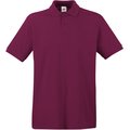 Polo Premium 100% algodón piqué Burgundy Xl