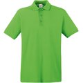 Polo Premium 100% algodón piqué Lime Xl