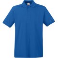 Polo Premium 100% algodón piqué Royal Blue S