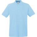 Polo Premium 100% algodón piqué Sky Blue L