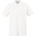 Polo Premium 100% algodón piqué White XXL