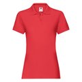 Polo premium mujer algodón Red S