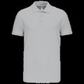 Polo de punto piqué manga corta Snow Grey Xxl