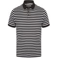 Polo a rayas 100% algodón Navy / White S