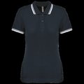 Polo a rayas mujer manga corta Navy / White S