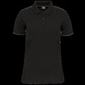 Polo ropa profesional mujer Black / Silver 3XL