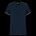 Polo ropa profesional mujer Navy / Fluorescent Yellow S