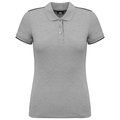 Polo ropa profesional mujer Oxford Grey / Black M