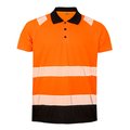 Polo de seguridad reciclado Orange / Black S/M