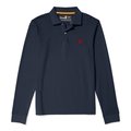 Polo slim manga larga Dark Sapphire Xxl