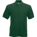 Polo tapeta con tres botones Bottle Green M