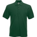 Polo tapeta con tres botones Bottle Green Xxl