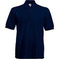 Polo tapeta con tres botones Deep Navy L