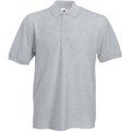 Polo tapeta con tres botones Heather Grey 3Xl