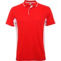 Polo técnico para deporte ROJO/BLANCO L