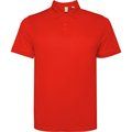 Polo técnico manga corta con corchetes Rojo 2Xl