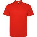 Polo técnico manga corta con corchetes Rojo 3Xl
