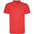 Polo Técnico Manga Corta Rojo L