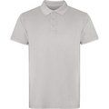 Polo unisex 100% algodón Gris Piedra Lavado L