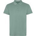 Polo unisex 100% algodón Verde Pato Lavado 3Xl