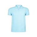 Polo unisex algodón orgánico 180gr Azulp M