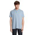 Polo unisex de algodón peinado Azul Cielo Xxl