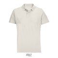 Polo unisex de algodón peinado Blanco Roto Xl