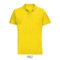 Polo unisex de algodón peinado Dorado Xxl