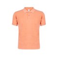 Polo Unisex de Algodón Peinado con Efecto Salm M