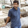 Polo Unisex de Algodón Peinado con Efecto