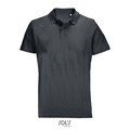 Polo unisex de algodón peinado Gris Ratón Xl