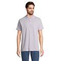 Polo unisex de algodón peinado Lila Xxl