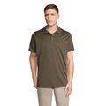 Polo unisex deportivo de poliéster reciclado Army Xs