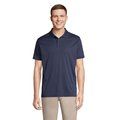Polo unisex deportivo de poliéster reciclado Azul Royal L