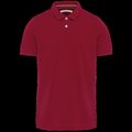 Polo vintage algodón manga corta hombre Vintage Dark Red XXL