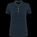 Polo vintage manga corta mujer Night Blue Heather XL