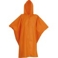 Poncho con capucha para la lluvia Orange Regular