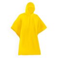 Poncho impermeable con capucha y cierre lateral