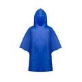 Poncho infantil en PVC con bolsa Azul